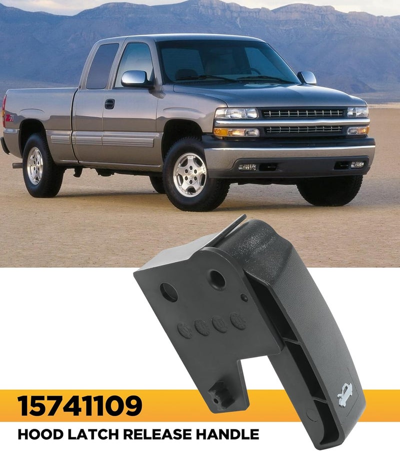 VARGTR Hood Release Handle,Hood Latch Release Pull Handle,Car Accessories Automotive Hood Cable Hatch Pull,Automotive Replacement Hood Latch Convenience Release Handle,Replace OEM 03335 15741109 - Image 3